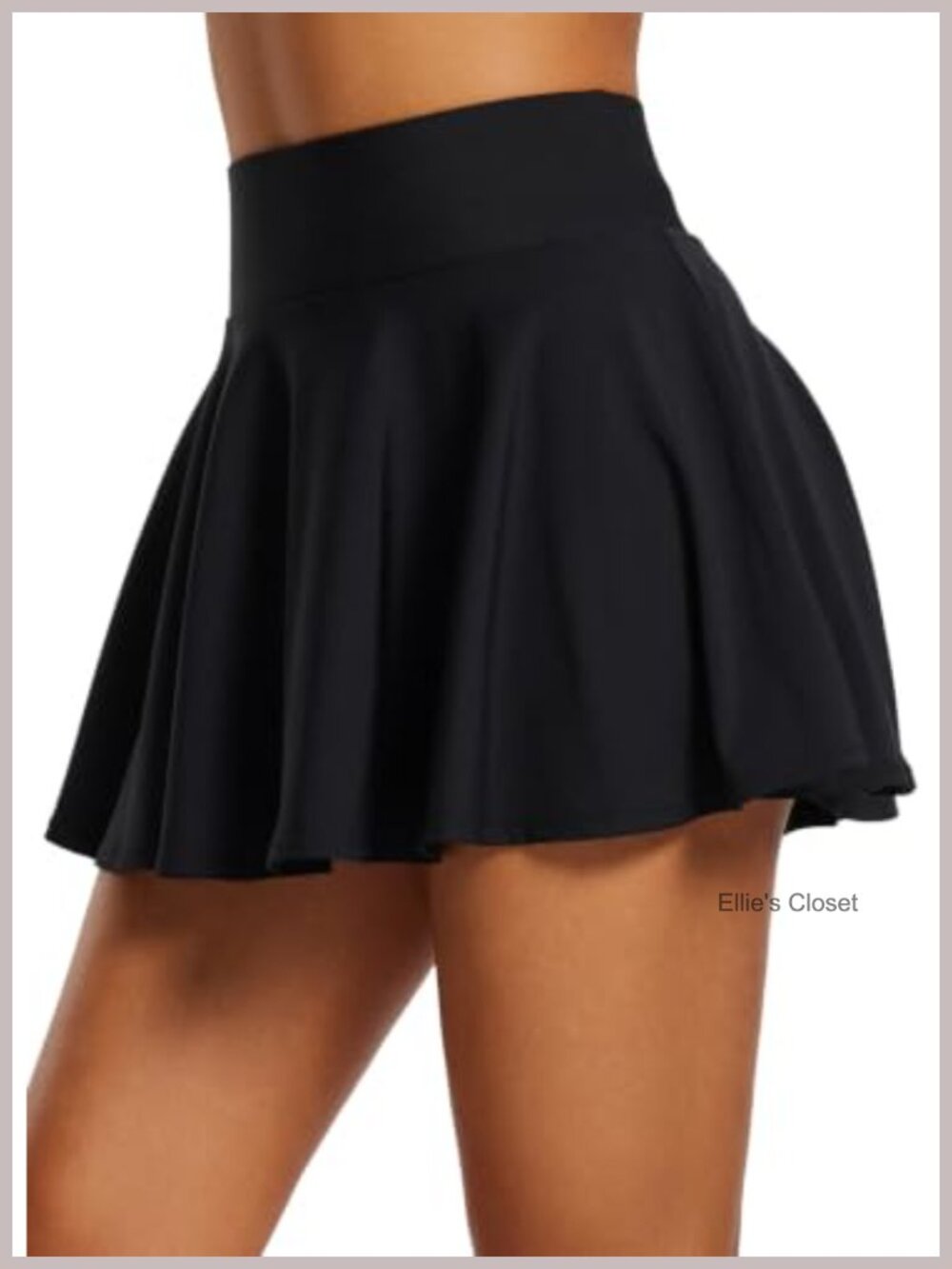 Women's High Waisted Pleated Tennis Skort with Built-in Shorts and 2 Pockets,
